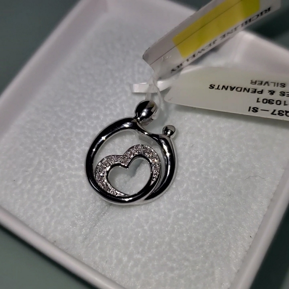 Genuine Diamond Accent Pendant - Picture 2 of 8